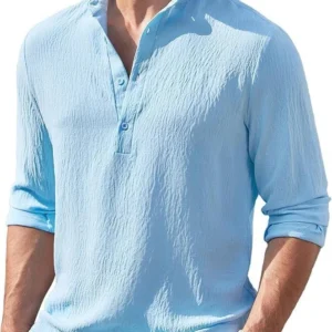 Cotton Henley Shirt